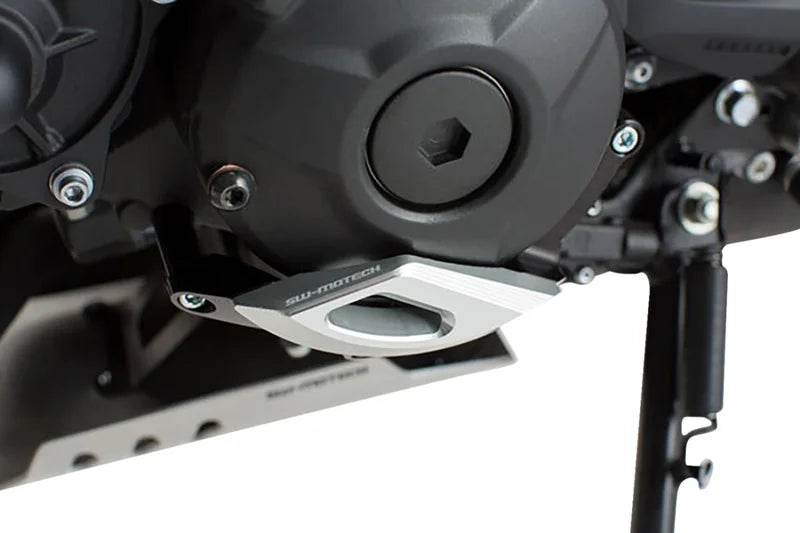 SW-Motech Engine Case Protector Black/Silver XSR900 , MT-09/ Tracer