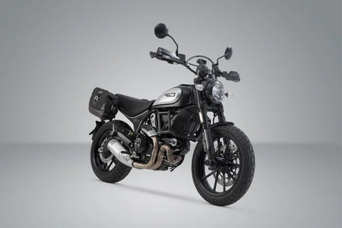 SW-Motech Legend Gear LC1 & LC 2 Side Bag System Brown Edition — Ducati