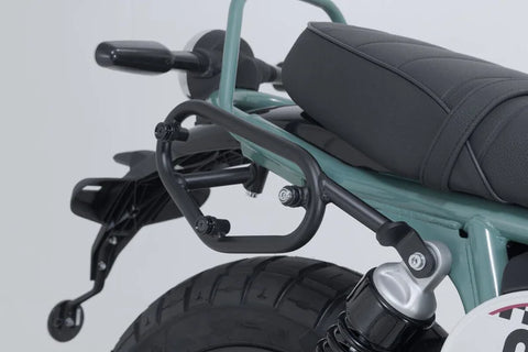 SW-Motech Legend Gear LC1 & LC 2 Side Bag System Black Edition — Royal Enfield Bear