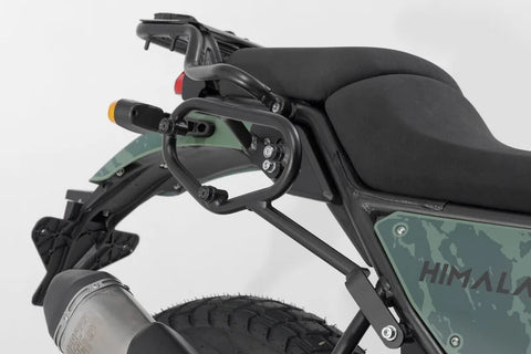 SW-Motech Legend Gear LC1 & LC 2 Side Bag System Brown Edition — Royal Enfield Sleet / Himalay…