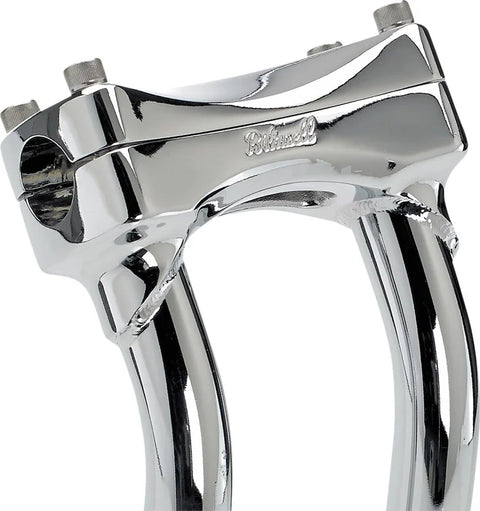 Biltwell Chrome 10" Oversized Murdock Pullback Risers