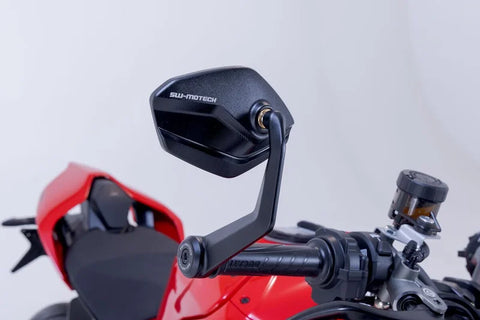 SW-Motech Bar End Mirrors — Ducati Lamborghini / Streetfighter V4