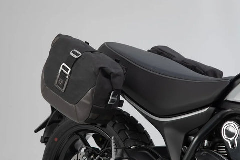 SW-Motech Legend Gear LC1 & LC 2 Side Bag System Brown Edition — Ducati