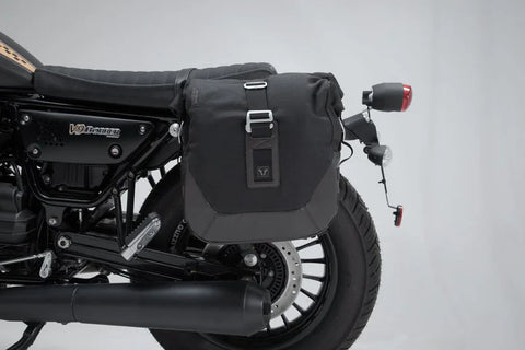 SW-Motech Legend Gear LC2 Side Bag System Brown Edition — Moto Guzzi (BC.HTA.17.797.20200)