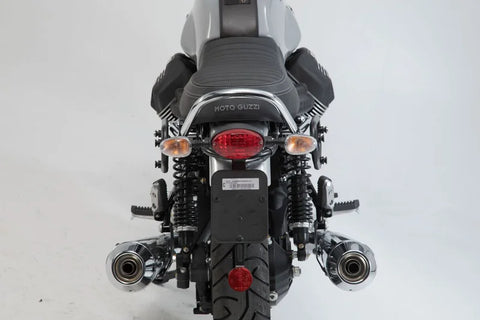 SW-Motech Legend Gear LC2 Side Bag System Brown Edition — Moto Guzzi (BC.HTA.17.595.20200)