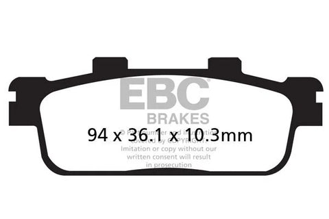 EBC Sintered Metal Front & Rear Brake Pads SFA427HH