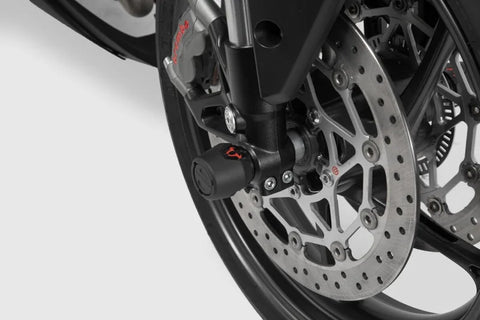 SW-Motech Front Axle Slider Set Black BMW F800R, R1200, R1250, Rninet, S1000XR