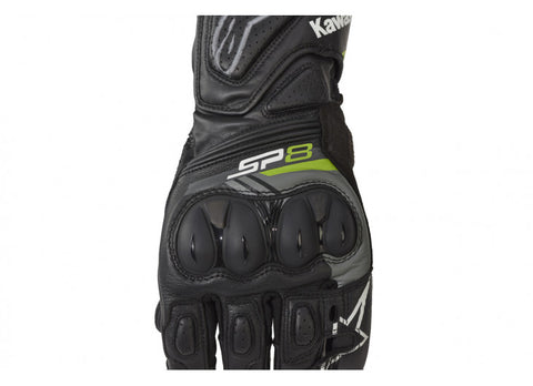 Kawasaki Herren Lederhandschuhe Lucca-Alpinestars - Kawasaki 077SRM221