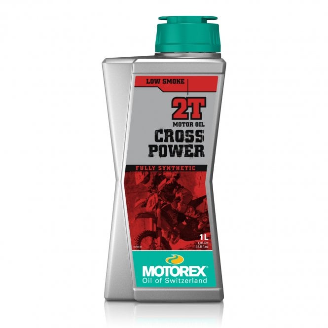 Motorex - Cross Power 2T Vollsynthetisches Profi-Hochleistungsöl JASO FD 1L - 7300122