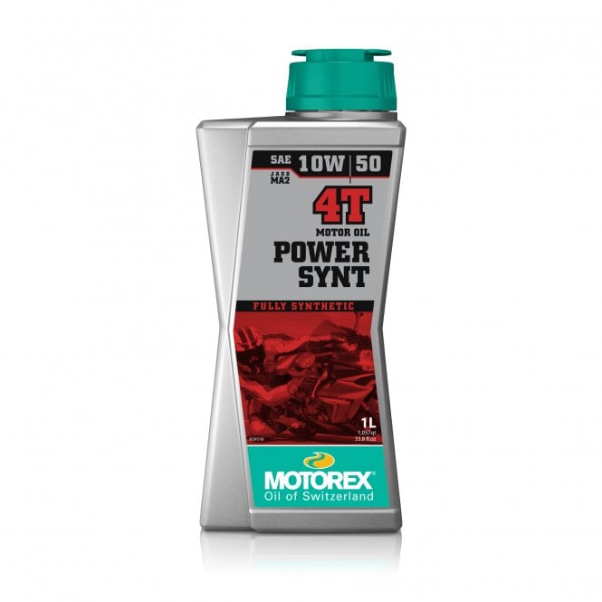 Motorex - Power Synt 4T Vollsynthetisches Profi-Öl JASO MA2 10W-50 1L - 7300042