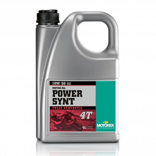 Motorex - Power Synt 4T Vollsynthetisches Profi-Öl JASO MA2 10W-50 4L - 7300049