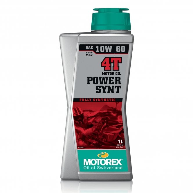 Motorex - Power Synt 4T Vollsynthetisches Profi-Öl JASO MA2 10W-60 1L - 7300092