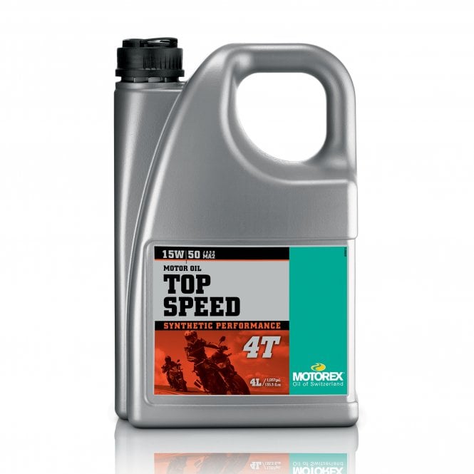 Motorex - Top Speed ​​4T Synthetic High Performance JASO MA2 15w/50 4L - 7300037
