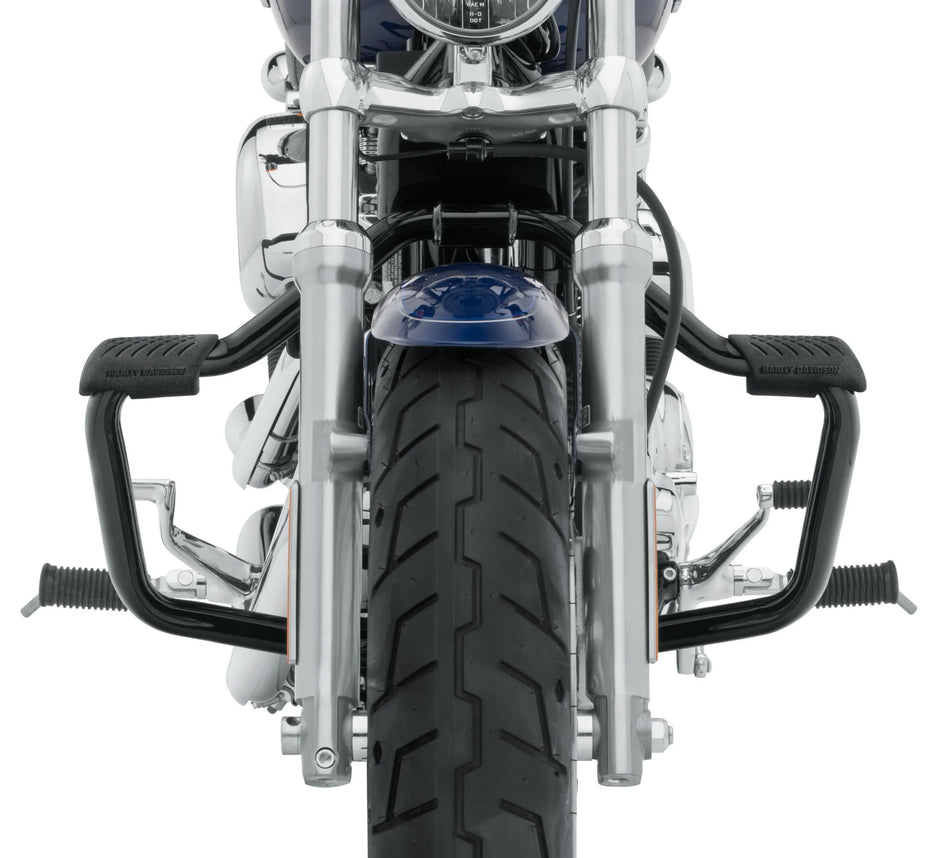 Harley Davidson 49000006 MUSTACHE-MOTORSCHUTZ, SCHWARZGLÄNZEND