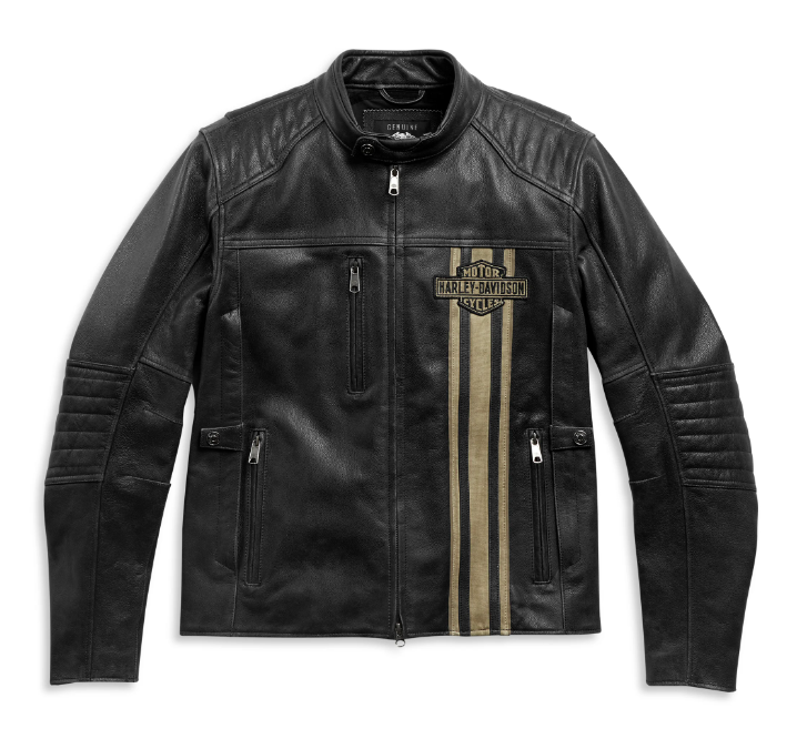 Original Harley-Davidson® Herren HD™ Triple Vent Passing Link Ii Lederjacke 98005-21EM 