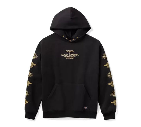 Genuine Harley-Davidson® Dickies X H-D Eagle Sleeve Hoodie Anthracite 96565-25VX