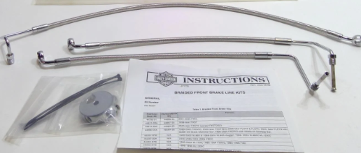 Harley-Davidson Softail Unteres Bremsleitungs-Kit ABS Diamond Back 41800370