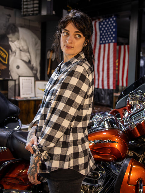 Harley-Davidson® Retro-Buffalo-Karohemd für Damen 96277-23VW