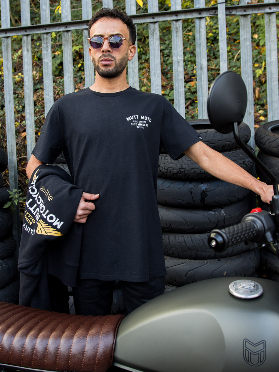 Mutt Sidewinders Logo-T-Shirt MMCUA0221D2349BLK