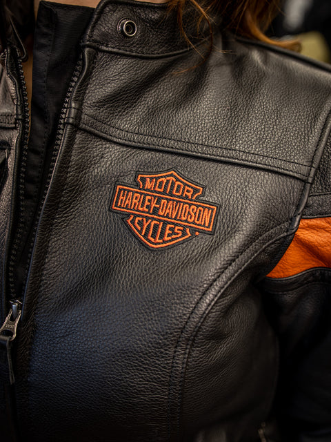 Harley-Davidson® Damen Hwy-100 wasserdichte Lederjacke 98005-22EW