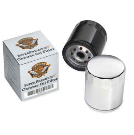 Harley-Davidson 63798-99B Ölfilter kurz verchromt