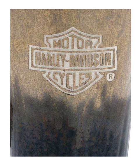 Harley-Davidson® Latte-Tasse aus Keramik mit graviertem Bar &amp; Shield-Logo HDX-98637