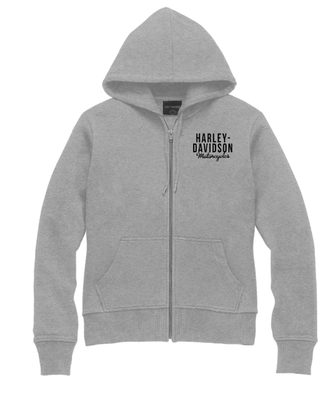 Harley-Davidson® Damen-Sonder-Hoodie „Light Grey Heather“ 96186-23VW