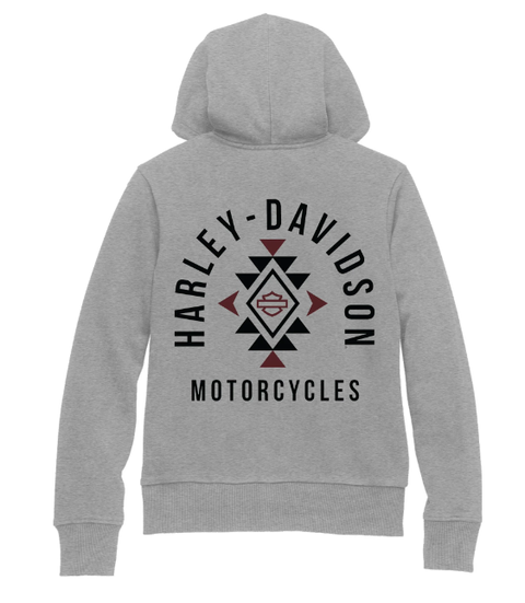 Harley-Davidson® Damen-Sonder-Hoodie „Light Grey Heather“ 96186-23VW