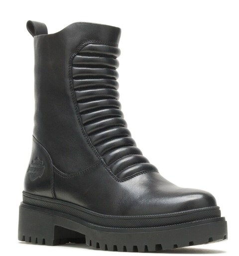 Harley-Davidson® Kamton 7-Inch-Motorradstiefel für Damen in Schwarz, D87215